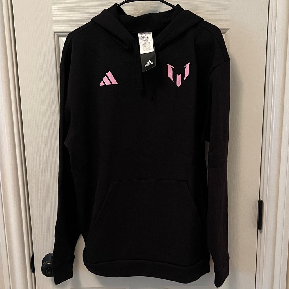 Adidas Messi Name and Number Hoodie, Men’s Sz Medium